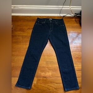 Ash & Erie Jeans Blue Denim Stretch Dark Wash Pants Men's 30 x 26